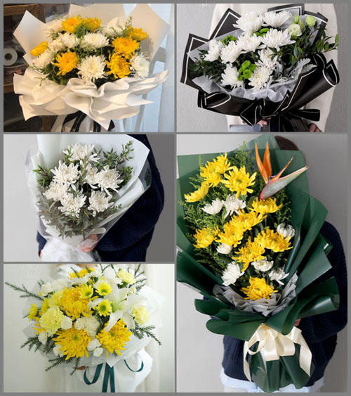 福建漳州平和县小溪镇旧县村白事花束代送